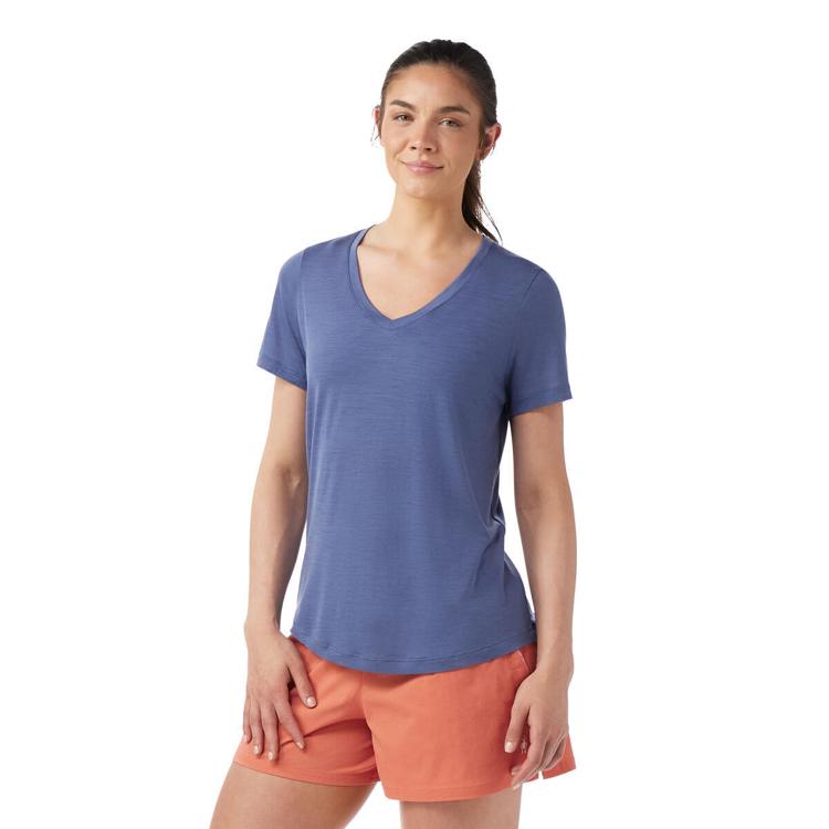 Smartwool Merino Sport 120 V-Neck Short Sleeve - Women's - Image 2